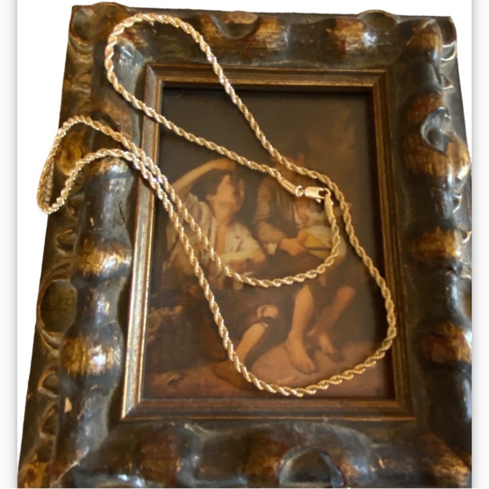 14k Gold Filled Rope Chain - Picture 1 of 4